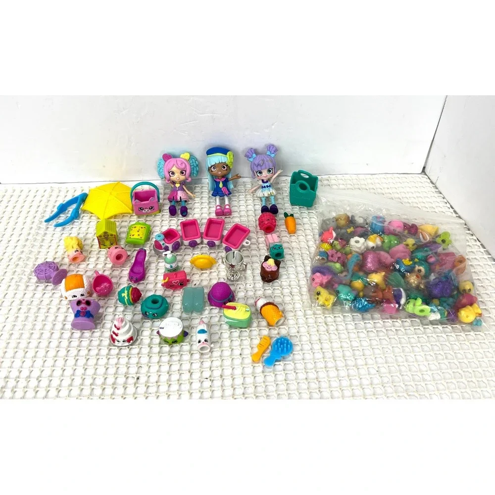 Shopkins Lil‎ Secrets Shoppies Dolls Lot & Tiny Shopkin Figures Accessories